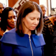 Former Georgia state Rep. Stacey Evans praying inside Ebenezer Baptist Church (eoin higgins via YouTube screenshot)